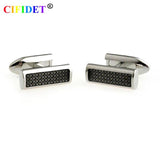 CIFIDET Enamel Cuff Links with Velvet Bag - Perfect Gift for Men