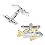 Fish Pattern Suit Accessories Men's Cufflinks