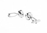 Silver Knot Cuff Links - Shinning Knot Design