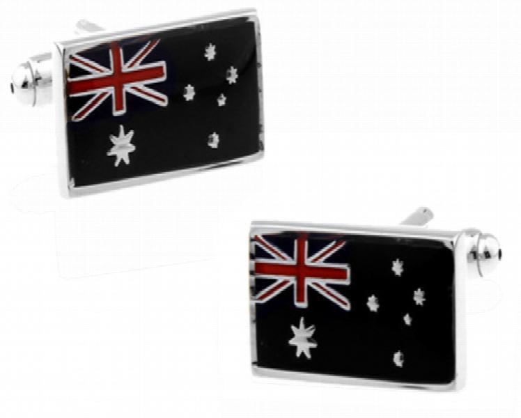 Australian Flag Cufflinks Copper Colour Wholesale & Retail