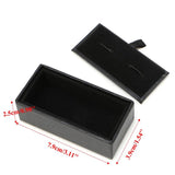 Travel Jewelry Box Ring & Cufflink Box Padded Jewelry Holder