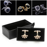 Travel Jewelry Box Ring & Cufflink Box Padded Jewelry Holder