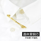 High-grade Men's Unisex Collar Clips Suit Shirt Accessories Classic Bar