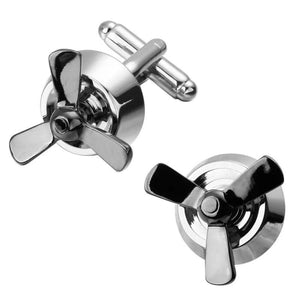 Cloud Cufflinks Silver Wedding Jewelry