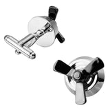 Cloud Cufflinks Silver Wedding Jewelry