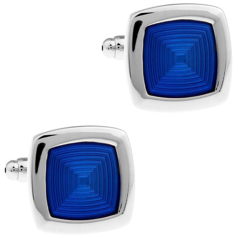 Enamel Cufflinks Mens Epoxy Cross Cuff Links