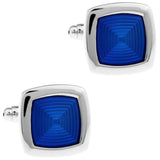 Enamel Cufflinks Mens Epoxy Cross Cuff Links