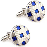Enamel Cufflinks Mens Epoxy Cross Cuff Links