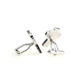 Enamel Cufflinks Mens Epoxy Cross Cuff Links