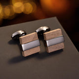 Wooden Cufflinks Men's French Shirt Cufflinks