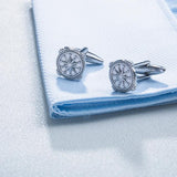 Vintage Viking Pirates Rudder Cufflinks Stainless Men Punk Shirt Buttons
