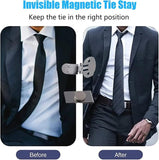 Magnetic Tie Clip for Men Necktie Collar Hidden Clasp