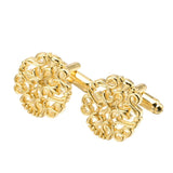Hollowed Out Carved French Cufflinks for Men/Women Suits Business Retro Wedding