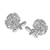 Hollowed Out Carved French Cufflinks for Men/Women Suits Business Retro Wedding