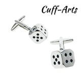 Dice Cufflinks High Gift For Men Bouton De Manchette Shirt Cufflinks