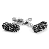Rhinestone Hot Brass Shirts Cufflinks