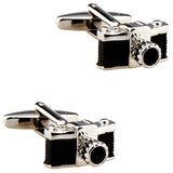 Mens Cufflinks Microphone Camera Handcuffs Bulb Helmet Saw