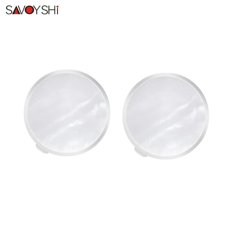 Enamel Shell Cufflinks for Men's Shirt Buttons