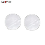 Enamel Shell Cufflinks for Men's Shirt Buttons