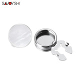 Enamel Shell Cufflinks for Men's Shirt Buttons