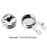 Enamel Shell Cufflinks for Men's Shirt Buttons