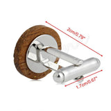 Mens Button Cufflinks Vintage Style Party Wedding Gift