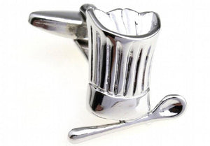 Silver Food Copper Material Men Cufflinks Wholesale & Retail