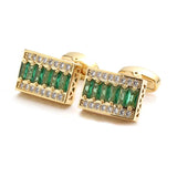 Luxury Crystal Square Cufflinks for Men
