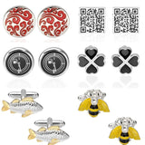 Bee/Fish/Clover Suit Accessories Cuff Links Men's Cufflinks