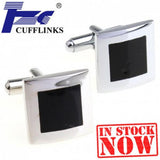 Enamel Epoxy Cufflink 2 Pairs Promo