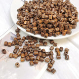 6MM Cylinder Natural Wooden Beads for Jewelry Making