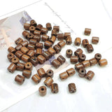 6MM Cylinder Natural Wooden Beads for Jewelry Making