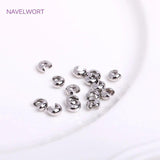 Crimp Beads Covers 14K/18K Plated Crimp End Beads for Jewelry Making