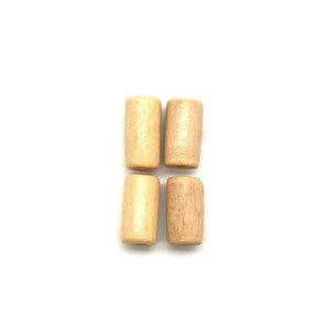 100pcs Eco-Friendly Cylinder Wood Beads for DIY Bracelets Jewelry Making