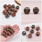 50 Pcs Rugby Wooden Beads Mini Footballs Spacer Charms Making Loose Child