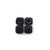 100pcs Deep Brown Square Wood Beads 8x8mm 10x10mm Cube Natural Wood Rondelle Bea