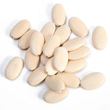 Natural Wood Oval Shape Handcraft Beads for DIY Crafts Jewelry Making