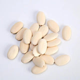 Natural Wood Oval Shape Handcraft Beads for DIY Crafts Jewelry Making