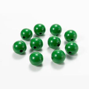 25mm Colorful Round Wooden Beads Hemu DIY Crafts Jewelry Custom Kid's Toys
