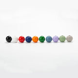 25mm Colorful Round Wooden Beads Hemu DIY Crafts Jewelry Custom Kid's Toys