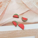 20Pcs Colorful Fruit Wood Chips DIY Wooden Crafts Kids Toys Jewelry Bracelet Mat