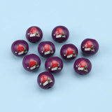 20Pcs Colorful Christmas Hat Beads 16mm DIY Loose Bead Accessorie