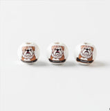 20Pcs 16MM Dog Wooden Beads DIY Party Decor Children's Toys Bracelet Access