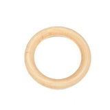 20-100mm Natural Wood Circle Crafts for DIY Jewelry Making Baby Teething