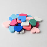 Heart Shape Wooden Beads DIY 20x23mm Spacer Beads For Jewelry Making 30pcs/lot