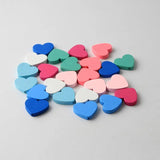 Heart Shape Wooden Beads DIY 20x23mm Spacer Beads For Jewelry Making 30pcs/lot