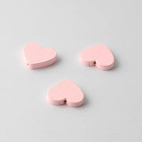 Heart Shape Wooden Beads DIY 20x23mm Spacer Beads For Jewelry Making 30pcs/lot