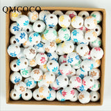 20Pcs Maple Leaf Wooden Beads DIY Crafts Baby Kid Toys Jewelry Bracelet