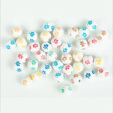 20Pcs Maple Leaf Wooden Beads DIY Crafts Baby Kid Toys Jewelry Bracelet