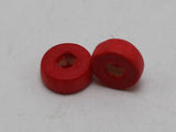 500 Red 8X3mm Column Heishi Wood Beads
